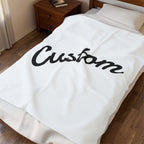 Custom Plush Blanket – Personalized Cozy Throw Blanket