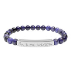 Custom Stone Bracelet (Engraving)