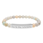 Custom Stone Bracelet (Engraving)