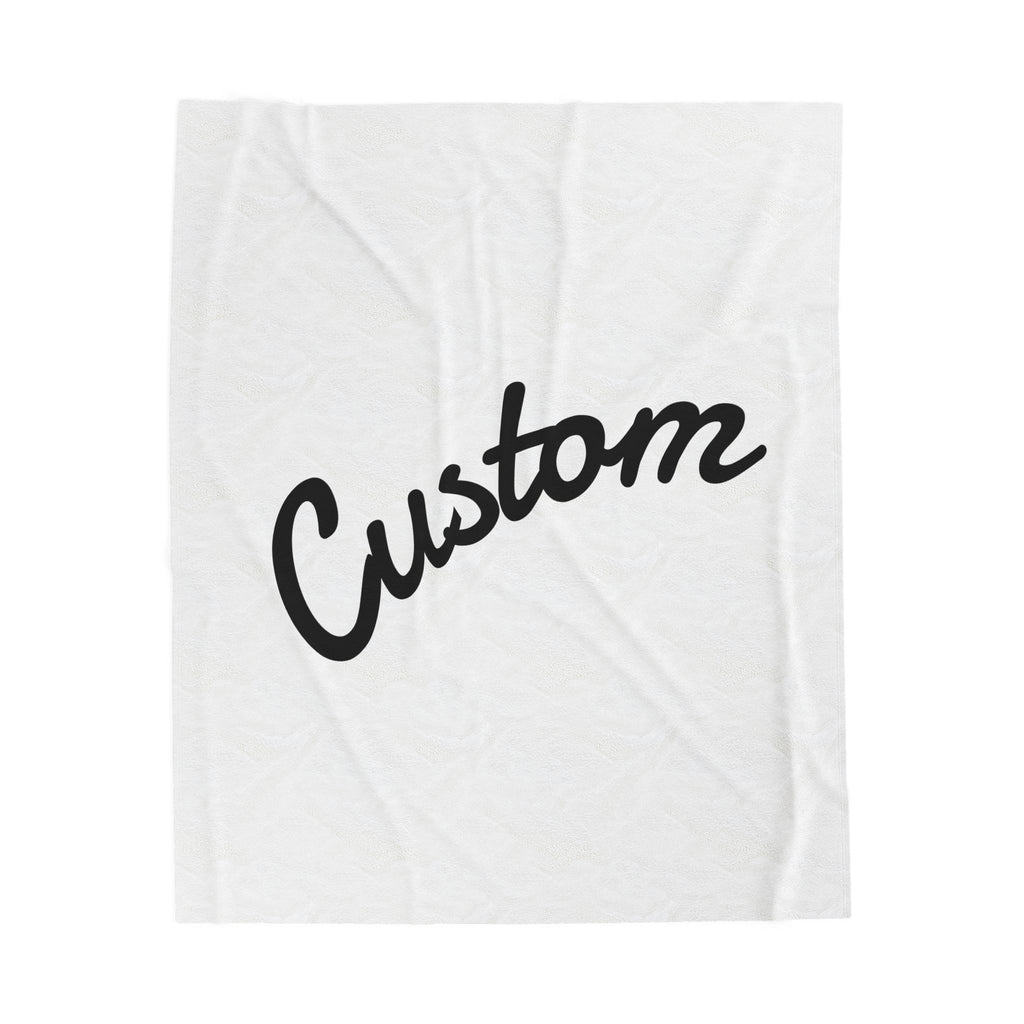 Custom Plush Blanket – Personalized Cozy Throw Blanket