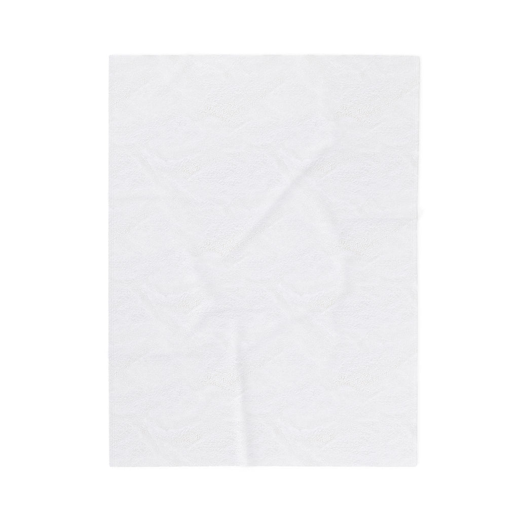 Custom Velveteen Plush Blanket — Personalized Photo & Text Throw