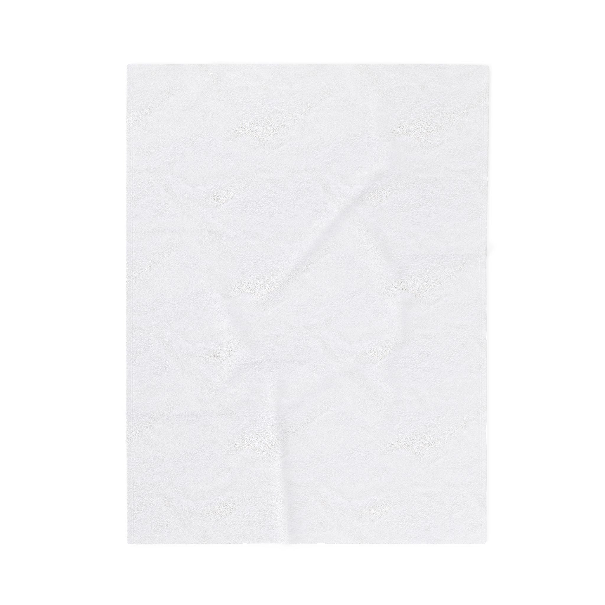 Custom Velveteen Plush Blanket — Personalized Photo & Text Throw