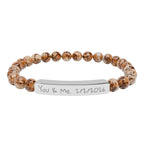 Custom Stone Bracelet (Engraving)