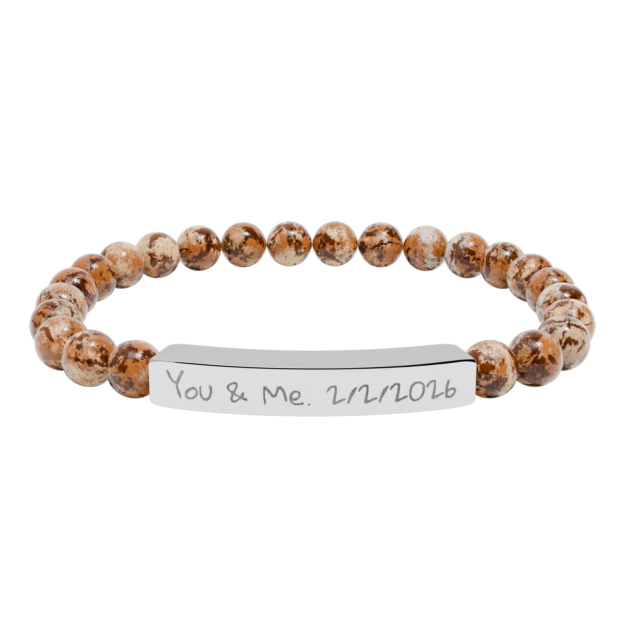 Custom Stone Bracelet (Engraving)