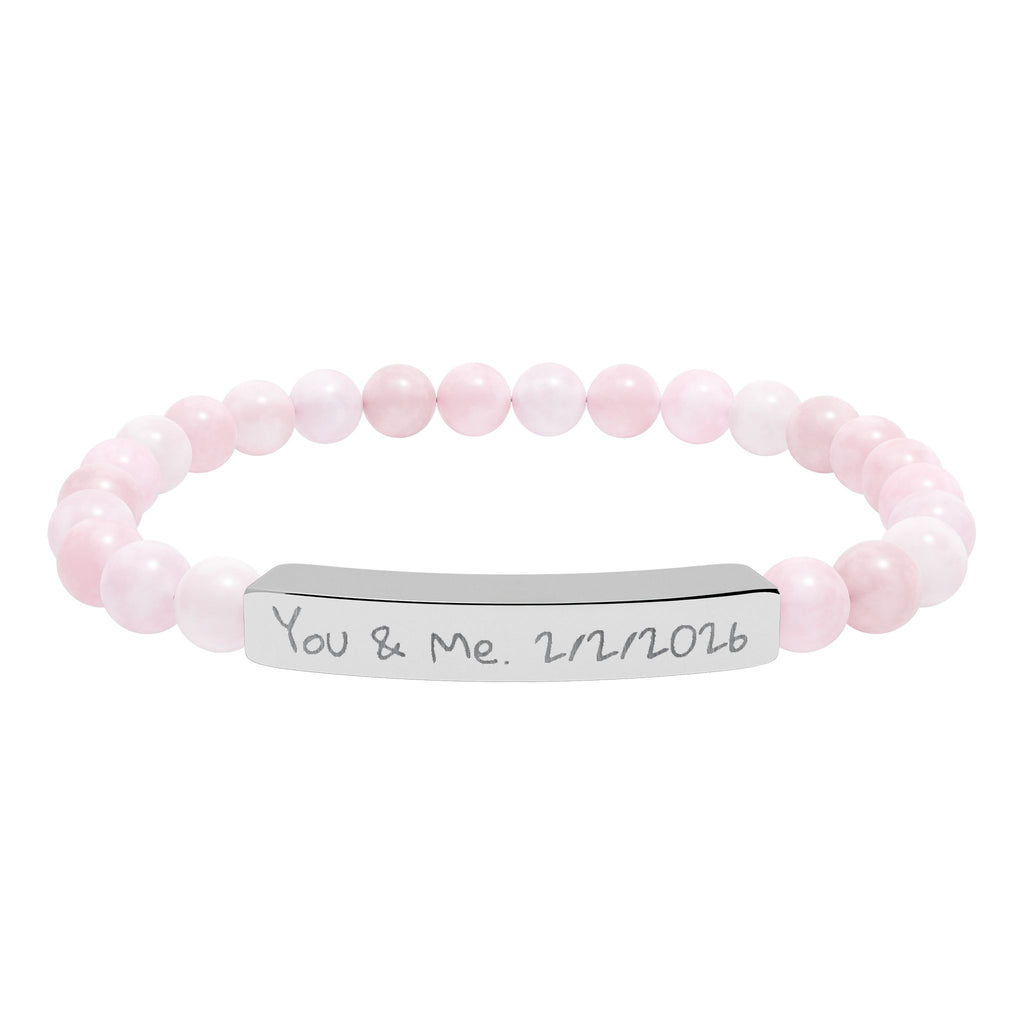 Custom Stone Bracelet (Engraving)